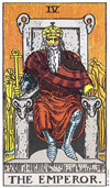 皇帝（The Emperor）塔羅牌