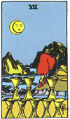 聖杯八（Eight of Cups）塔羅牌