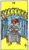 聖杯九（Nine of Cups）塔羅牌