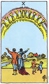 聖杯十（Ten of Cups）塔羅牌