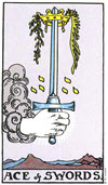 寶劍一（Ace of Swords）塔羅牌