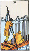 寶劍六（Six of Swords）塔羅牌