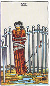 寶劍八（Eight of Swords）塔羅牌