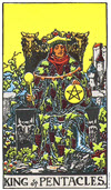 金幣國王（King of Pentacles）塔羅牌